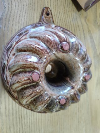 Tortiera vintage ceramica Ceramiche Partenopee