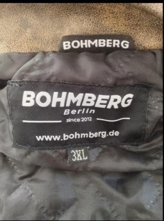 Cazadora de piel BOHMBERG marrón