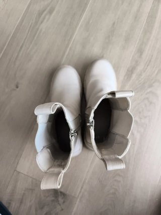 Botas plataforma beige T.37