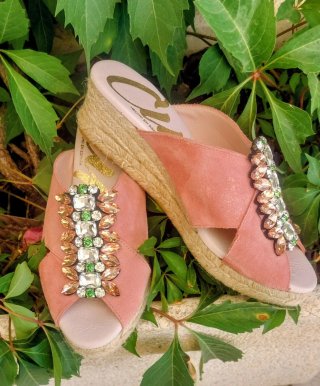 Sandalias Cuple con pedrería