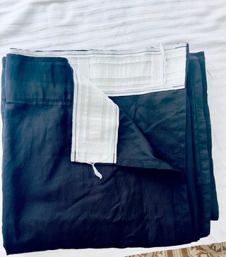 Juego 2 Cortinas IKEA Negras 3m x 1.40m