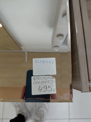 Recibidor moderno cristal y madera