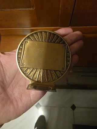 Medalla insignia de campeón de billar