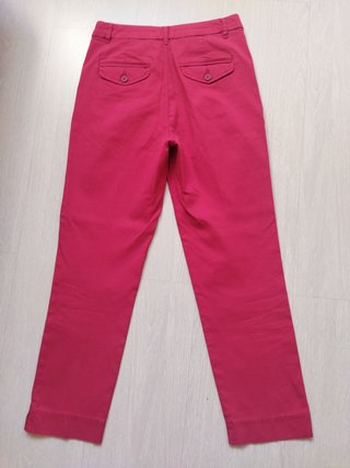 Pantalón Benetton Rojo Talla 36