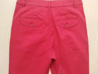 Pantalón Benetton Rojo Talla 36