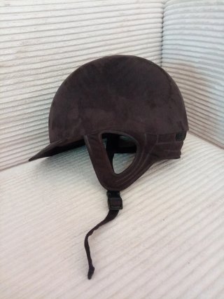 Casco equitación adulto Fouganza marrón