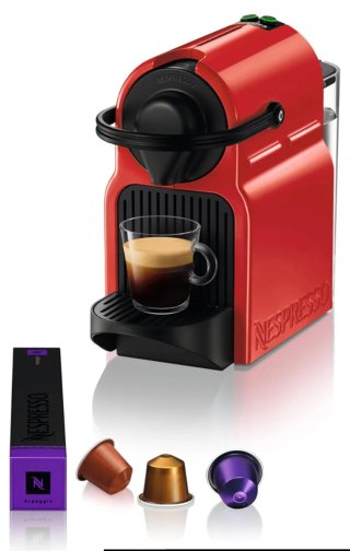 Cafetera Nespresso Krups Inissia Roja