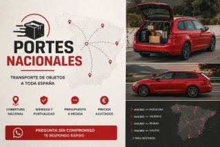 Transporte nacional de Muebles, Cajas, Objetos,etc