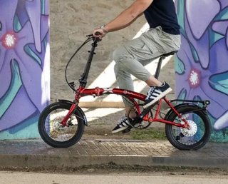 Bicicleta Eléctrica Plegable Youin Oxford Roja