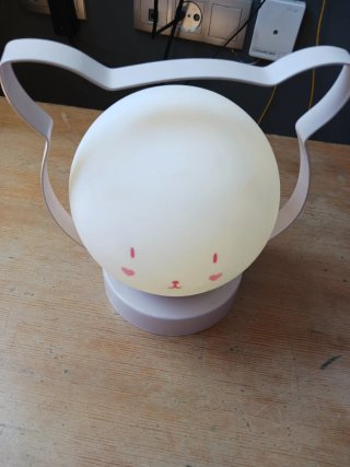 Lámpara infantil con diseño de gato