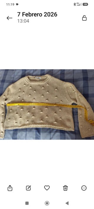 Zara Jersey verano algodón beige