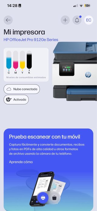 Impresora HP Officejet Pro 9120e