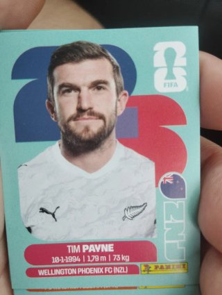 Cromo Tim Payne Wellington Phoenix FC