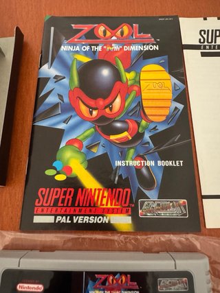 Zool Ninja of the Nth Dimension SNES PAL