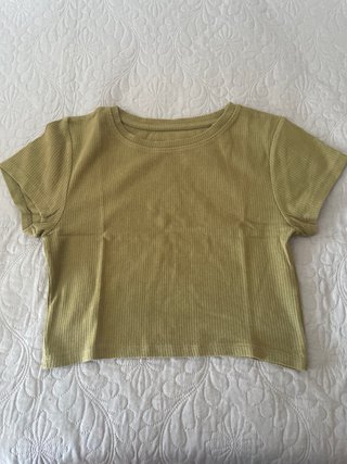 2 Camisetas de canalé manga corta