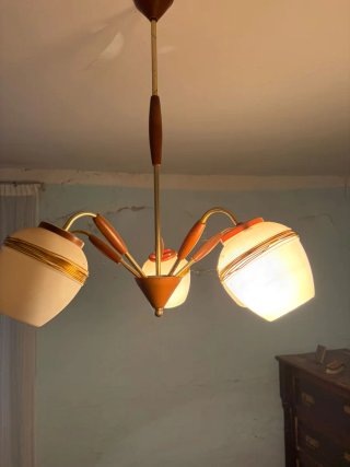 Conjunto de tres lamparas antiguas