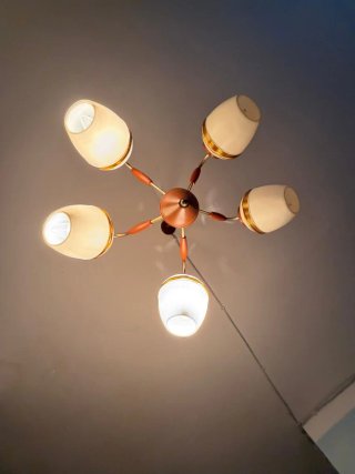 Conjunto de tres lamparas antiguas