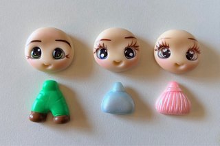 Molde silicona figuras infantiles y ojos resinados