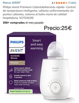 Calientabiberones Philips Avent Premium