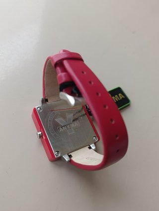 Orologio ANYA Quadrato Rosso e Nero