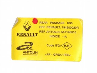 BANDEJA TRASERA RENAULT MEGANE III COUPE F9QP8 79