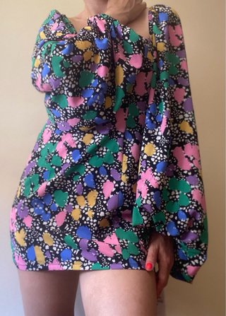 Vestido Mini ASOS Estampado Multicolor