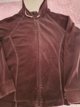 Sudadera terciopelo Punto Roma Talla G