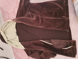 Sudadera terciopelo Punto Roma Talla G