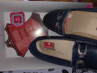 Zapatos Fluchos Mujer Azul Talla 38