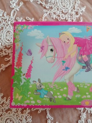 Portagioie bambina principessa cavallo
