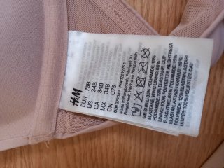 NUEVO. Sujetador H&M Super Push-Up 75B Beige