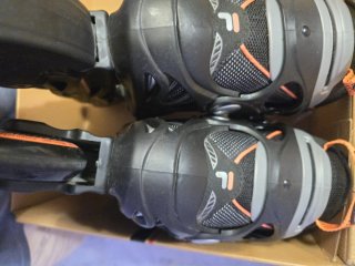 Patines en línea Fila negros y naranjas