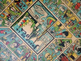 Tablero antiguo Parchís y Oca