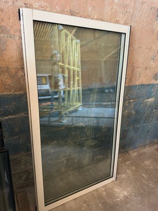 Ventana balconera aluminio Doble cristal climalit