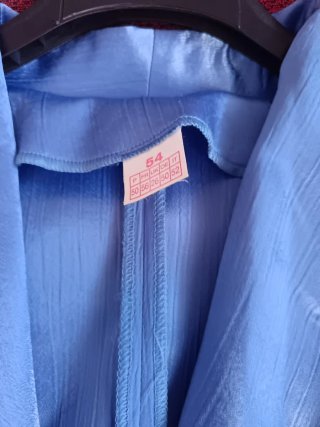 Americana azul fresca talla 7XL / 54
