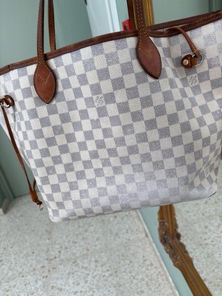 Bolso Louis Vuitton Damier Azur Neverfull MM
