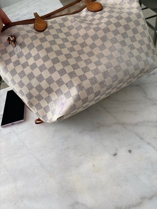 Bolso Louis Vuitton Damier Azur Neverfull MM