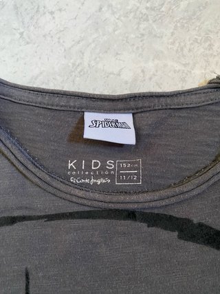 Camiseta Spiderman Niño Gris