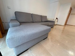 Sofá Chaise Longue 3 Plazas Gris