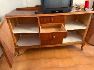Cómoda de madera vintage