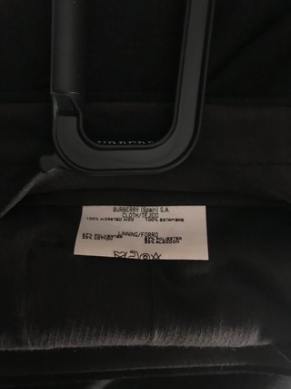 Pantalón Burberry Hombre Gris marengo