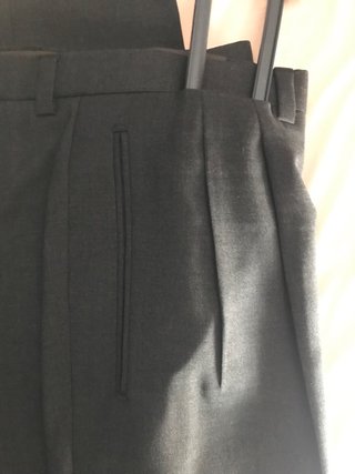 Pantalón Burberry Hombre Gris marengo