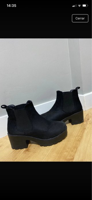 Botines negros mujer