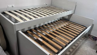 Cama nido madera con cajones y cama extraible