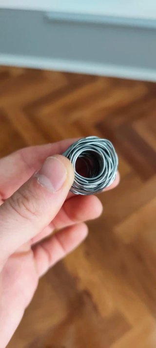 Soldador de estaño con cable y enchufe