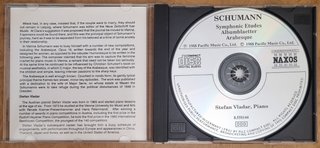 Stefan Vladar Schumann Symphonic Etudes - [CD NM]