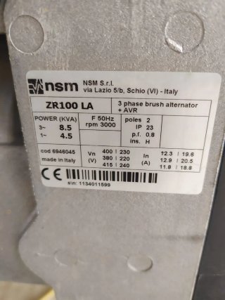 GENERADOR HONDA GX270 8,5 kVA TRIFÁSICO