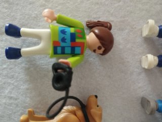 Playmobil familia con  perro
