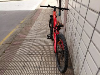 Bicicleta Monty KX7 24 Rojo/Naranja
