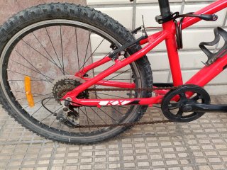 Bicicleta Monty KX7 24 Rojo/Naranja